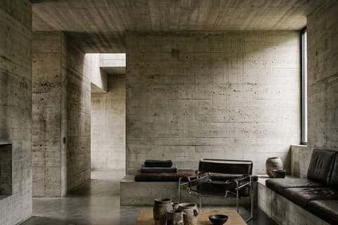 Brutalist interior
