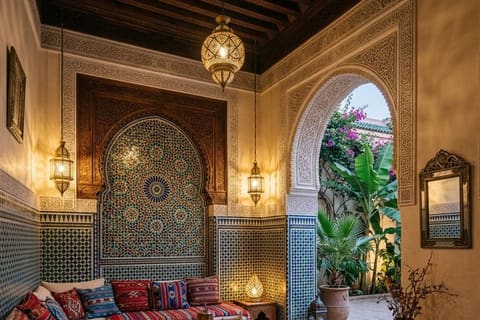 Moroccan Riad interior
